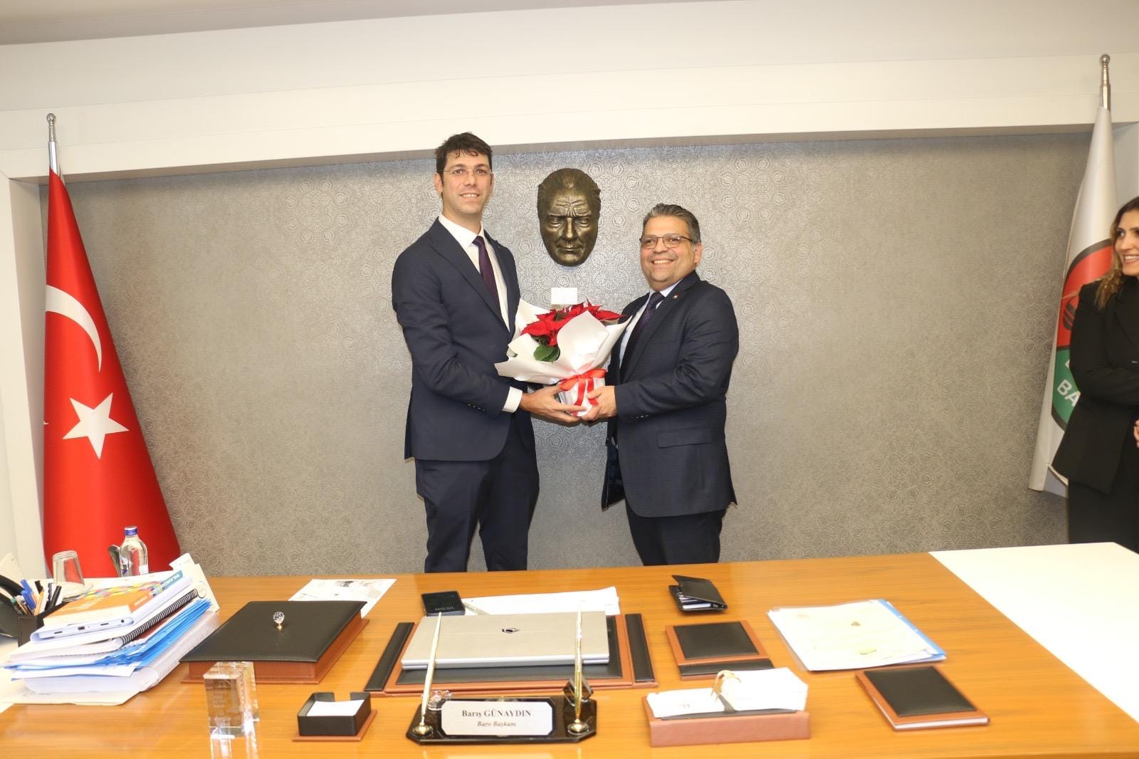 Eskişehir Baro Birliği Başkanı Av.Dr. Barış Günaydın’a Ziyaret